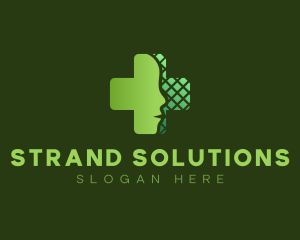 Strand - Human Medicine Cross logo design