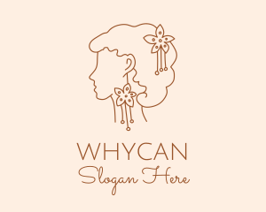 Flower Accessory Woman  Logo