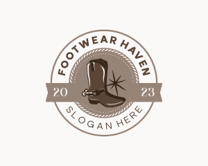 Boots - Western Cowboy Boots logo design