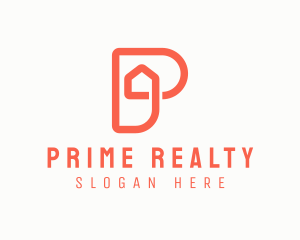 Realty House Letter P logo design