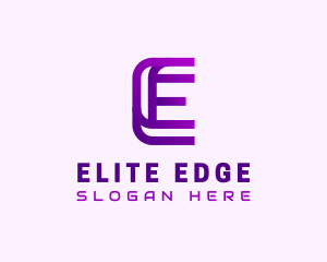 Modern Firm Letter E  logo design