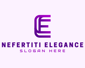 Modern Firm Letter E  logo design