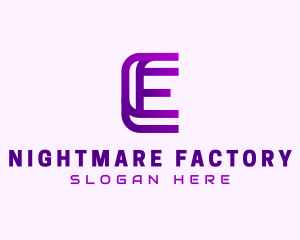 Modern Firm Letter E  logo design