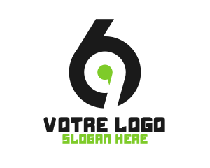 Discord - Green Apostrophe Number 69 logo design