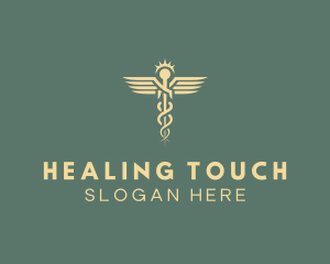 Caduceus Medical Healthcare logo design