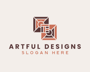 Interior Design Tile Decor logo design