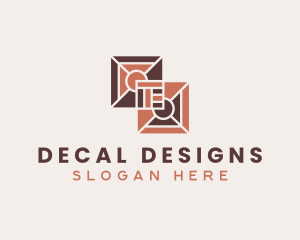 Interior Design Tile Decor logo design