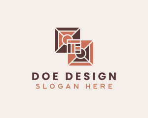 Interior Design Tile Decor logo design