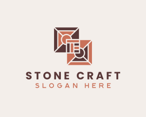 Paver - Interior Design Tile Decor logo design