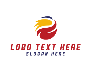 Round - Asian Flame Company logo design
