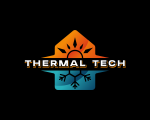Thermal - HVAC Thermal Repair logo design