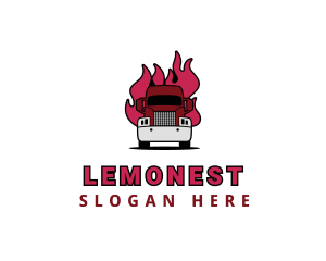Blazing Freight Truck Logo