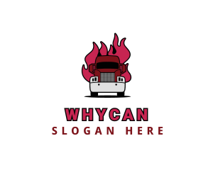 Blazing Freight Truck Logo