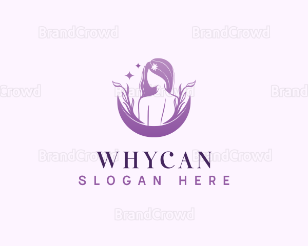 Waxing Spa Woman Logo