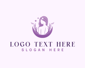 Beauty - Waxing Spa Woman logo design