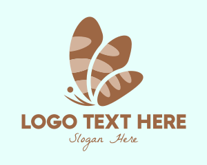 Insect - Butterfly Bread Bakery logo design