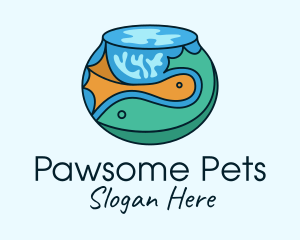 Pet Fish Bowl logo design