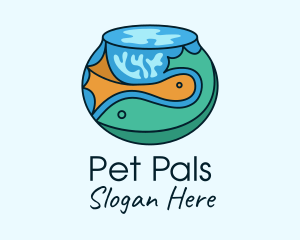 Pet Fish Bowl logo design