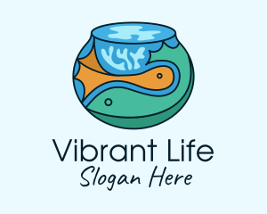 Pet Fish Bowl logo design