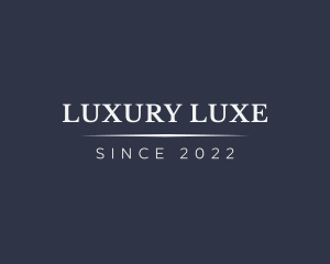 Professional Luxury Serif logo design