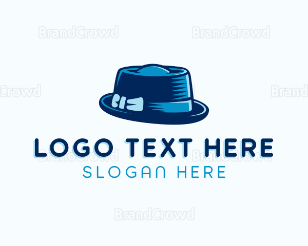 Bowler Hat Fashion Logo