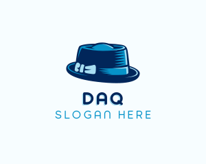 Beach Hat - Bowler Hat Fashion logo design