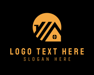 Mortgage - House Roof Builder logo design