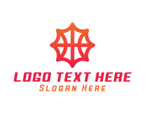 League - Basketball Bottle Cap logo design