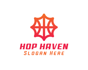 Basketball Bottle Cap logo design