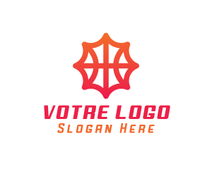 Basketball Bottle Cap logo design