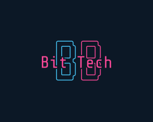 Neon Software Tech logo design