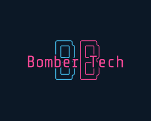 Neon Software Tech logo design