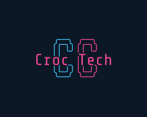 Neon Software Tech logo design