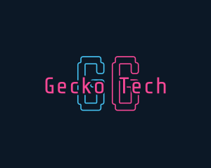 Neon Software Tech logo design