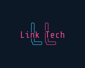 Neon Software Tech logo design