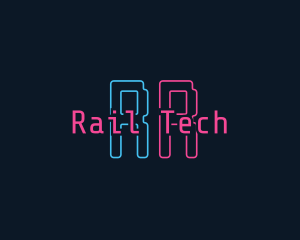 Neon Software Tech logo design