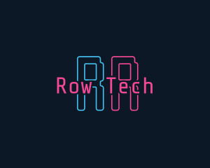 Neon Software Tech logo design