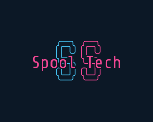 Neon Software Tech logo design