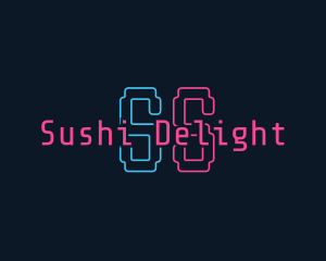 Neon Software Tech logo design