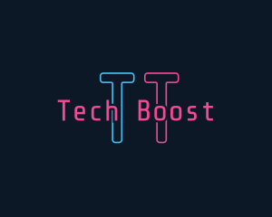 Neon Software Tech logo design