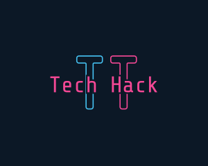 Neon Software Tech logo design