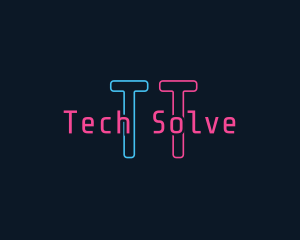 Neon Software Tech logo design