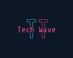 High Tech - Neon Software Tech logo design