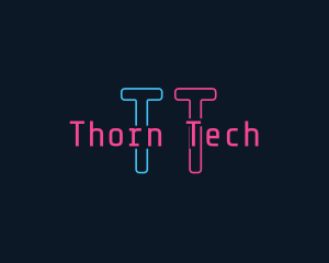 Neon Software Tech logo design