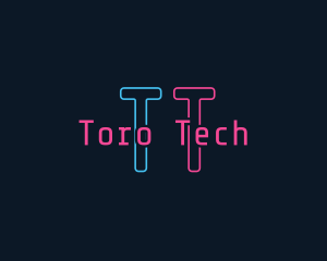 Neon Software Tech logo design