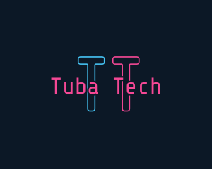 Neon Software Tech logo design