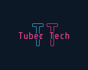 Neon Software Tech logo design