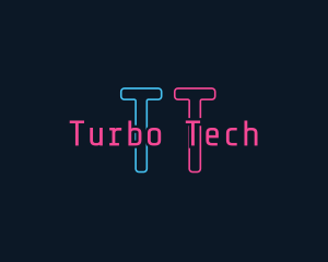 Neon Software Tech logo design