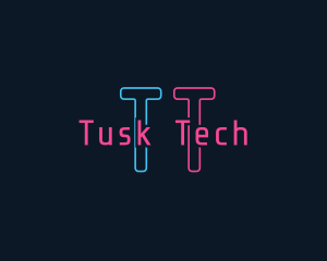 Neon Software Tech logo design