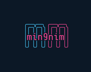 Neon Software Tech logo design